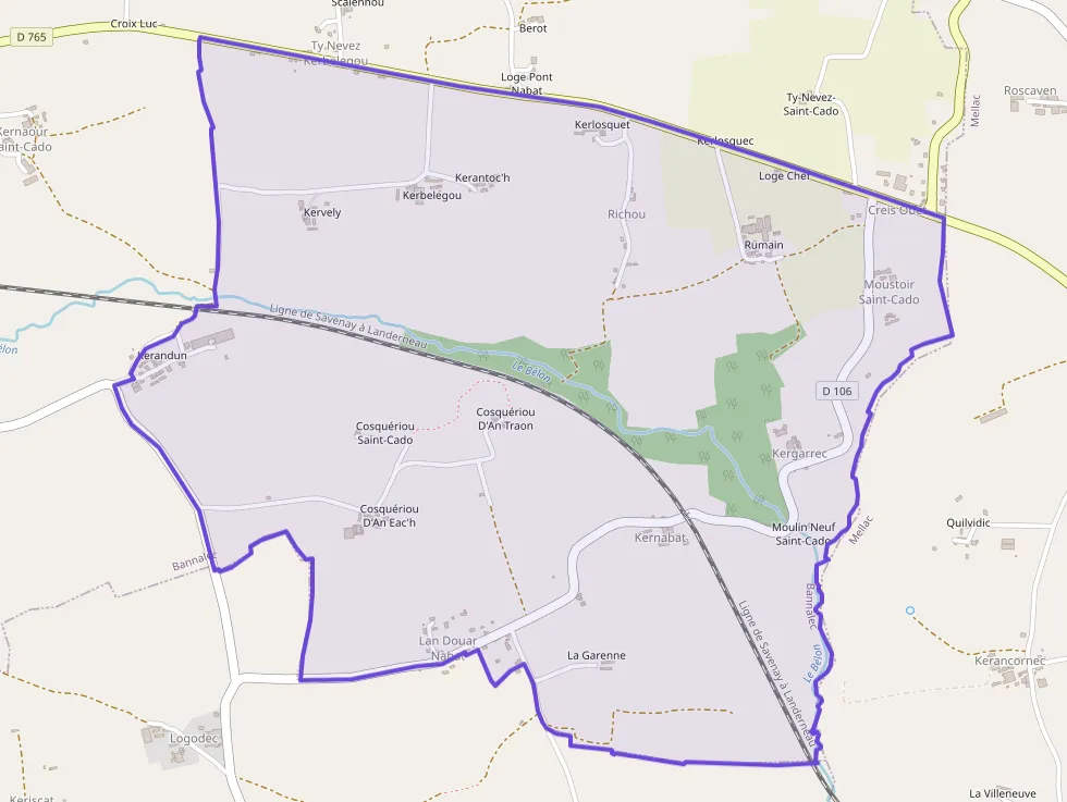 Maison 93 m² quatre pièces à vendre à Bannalec