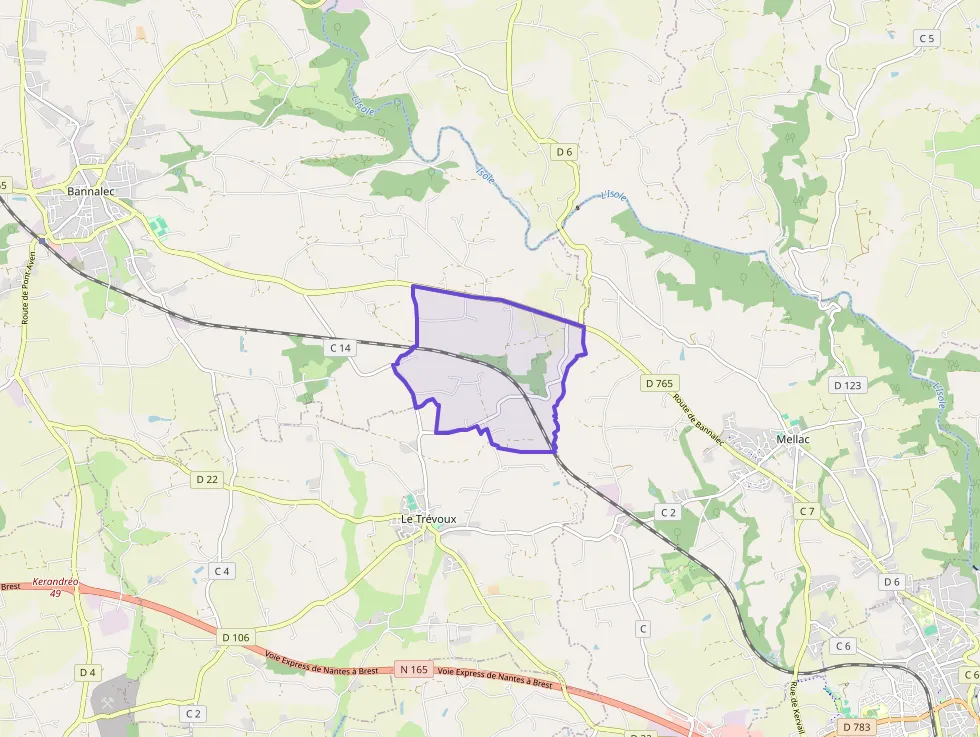 Maison 93 m² quatre pièces à vendre à Bannalec