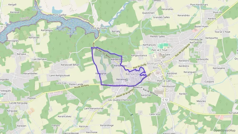 Maison 86 m² trois pièces à vendre à Moëlan-sur-Mer