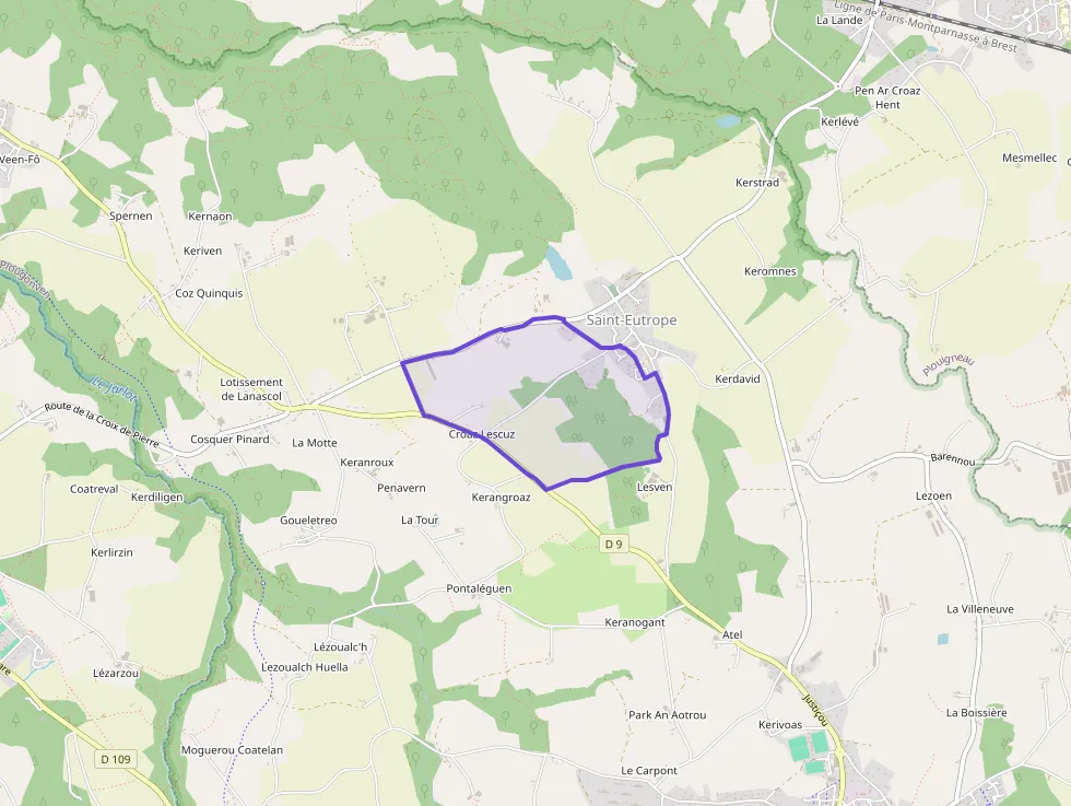 Maison 107 m² quatre pièces à vendre à Plougonven