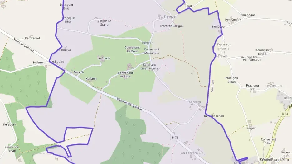 Maison 156 m² cinq pièces à vendre à Lanmeur Maison 156 m² cinq pièces à vendre à Lanmeur