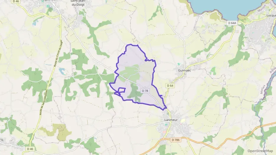 Maison 156 m² cinq pièces à vendre à Lanmeur Maison 156 m² cinq pièces à vendre à Lanmeur