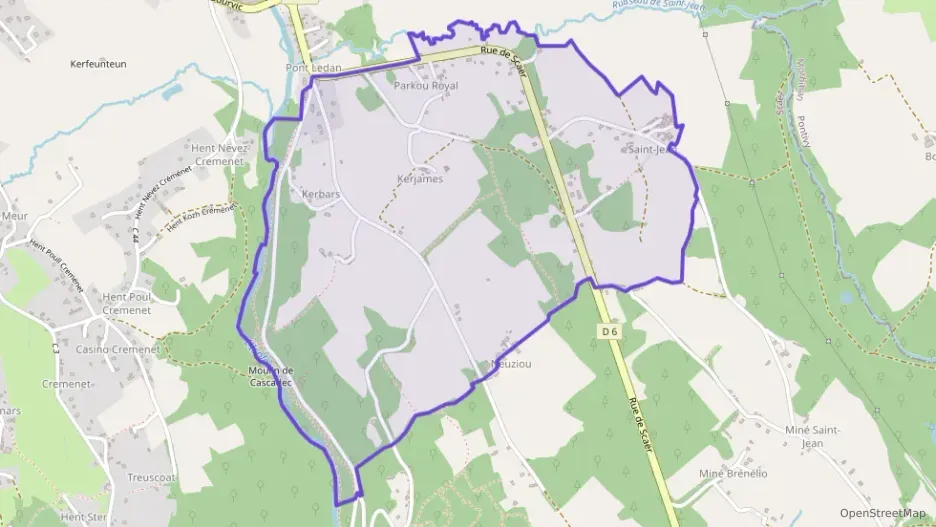 Maison 125 m² six pièces à vendre à Scaër