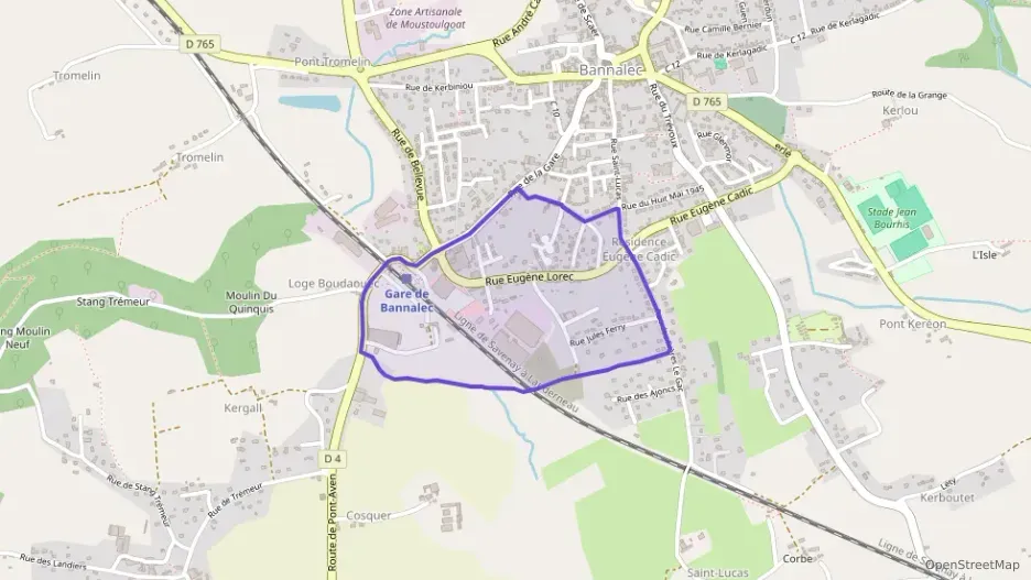 Maison 83 m² trois pièces à vendre à Bannalec