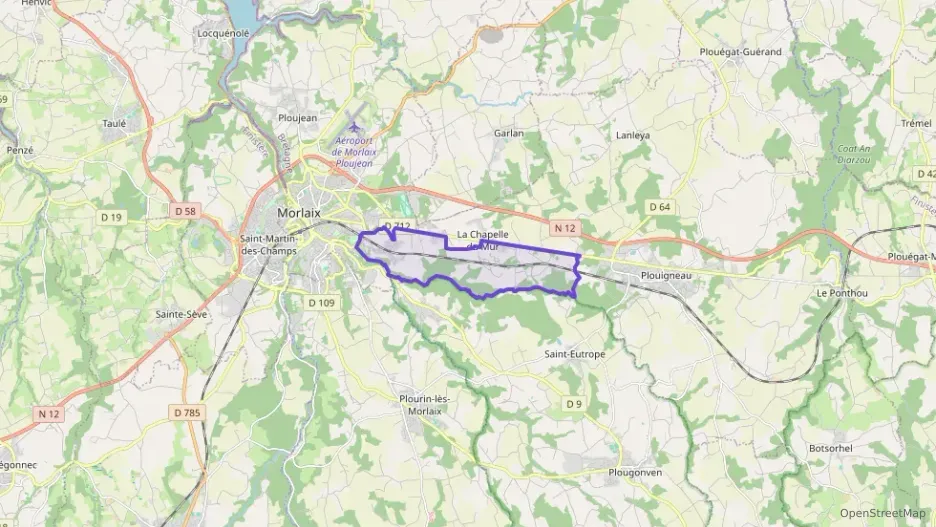 Maison 96 m² quatre pièces à vendre à Plouigneau