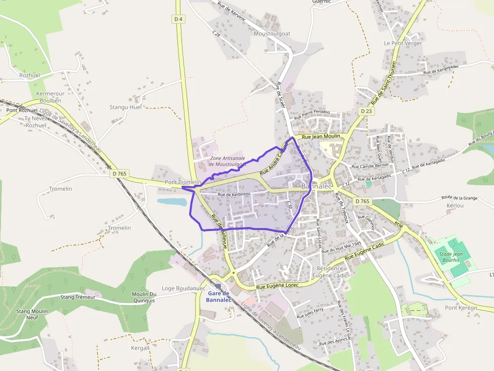 Maison 68 m² quatre pièces à vendre à Bannalec