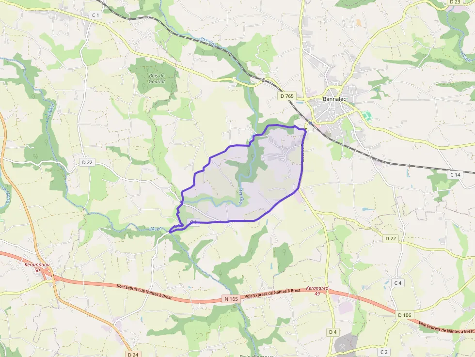 Maison 145 m² quatre pièces à vendre à Bannalec