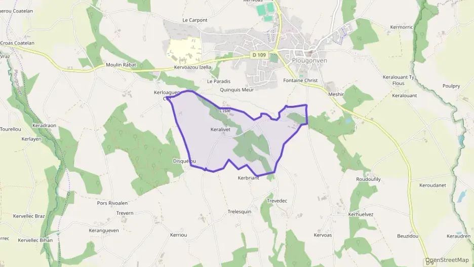 Maison 80 m² trois pièces à vendre à Plougonven