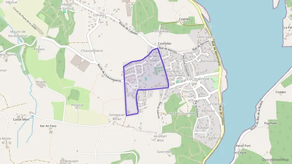 Maison 65 m² trois pièces à vendre à Locquénolé