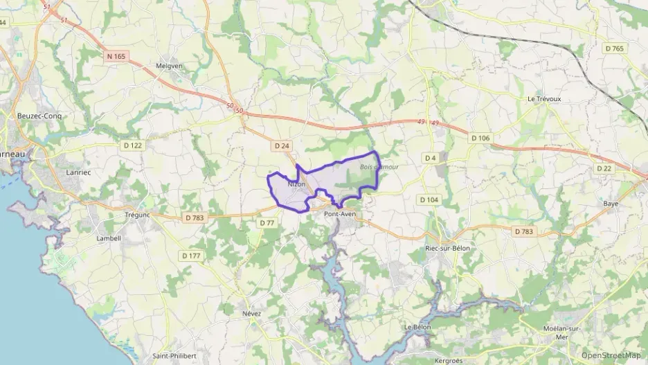 Maison 87 m² quatre pièces à vendre à Pont-Aven Maison 87 m² quatre pièces à vendre à Pont-Aven