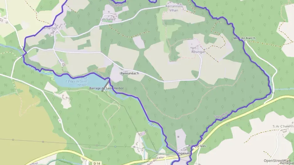 Maison 50 m² trois pièces à vendre à Loqueffret