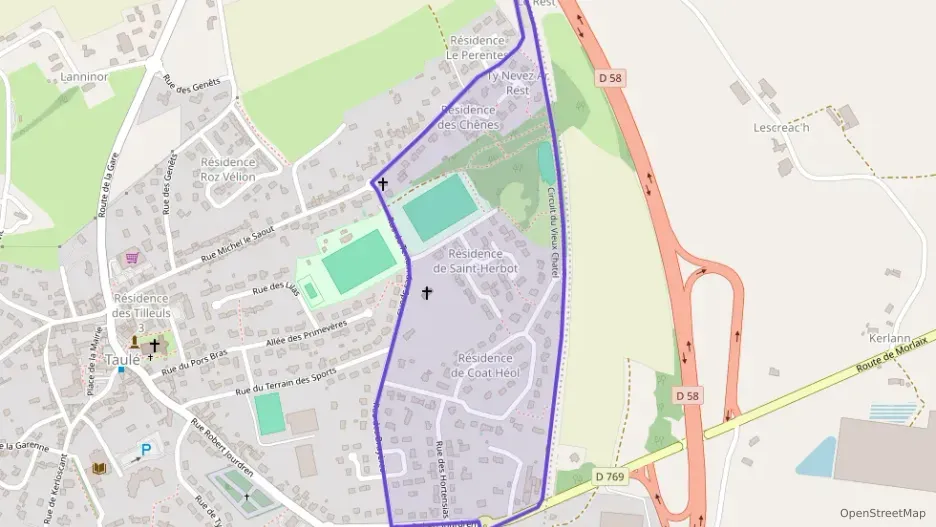 Maison 68 m² quatre pièces à vendre à Taulé