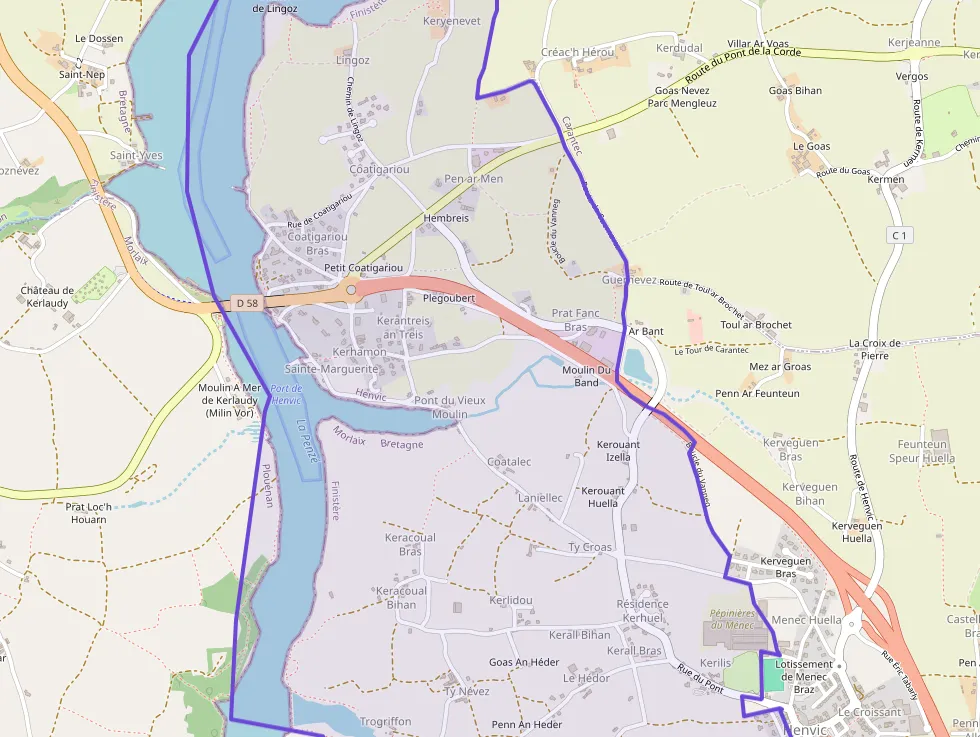 Maison 55 m² trois pièces à vendre à Henvic