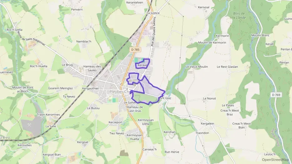 Maison 95 m² cinq pièces à vendre à Pleyber-Christ