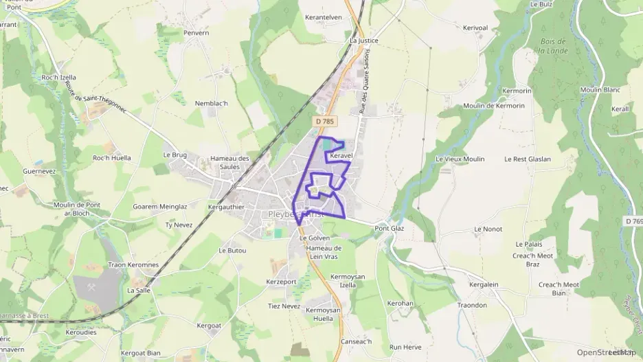 Maison 117 m² six pièces à vendre à Pleyber-Christ