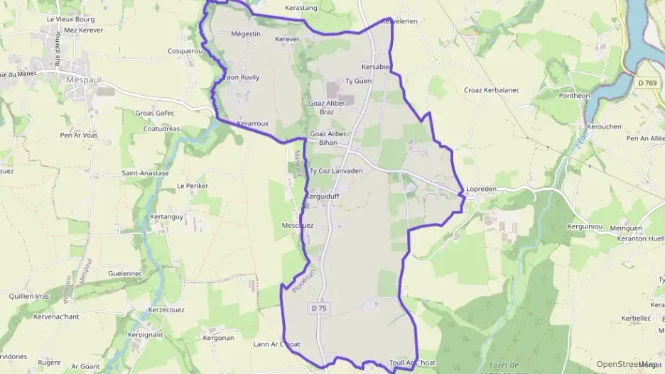 Maison 82 m² trois pièces à vendre à Plouénan