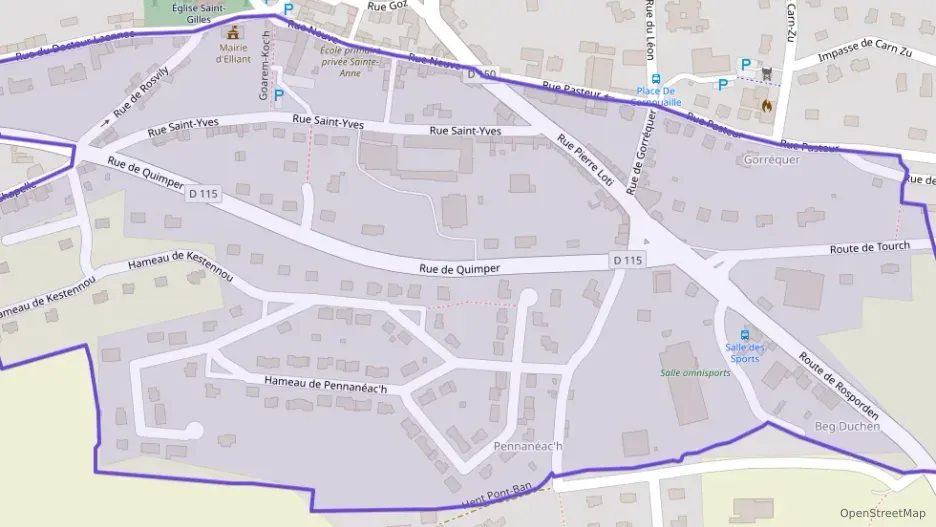 Maison 85 m² cinq pièces à vendre à Elliant Maison 85 m² cinq pièces à vendre à Elliant