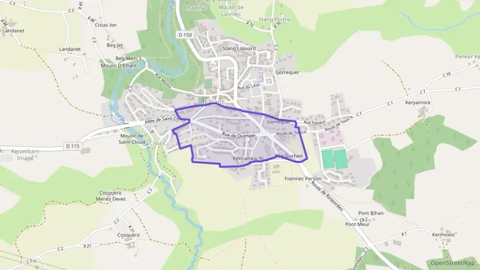 Maison 85 m² cinq pièces à vendre à Elliant Maison 85 m² cinq pièces à vendre à Elliant