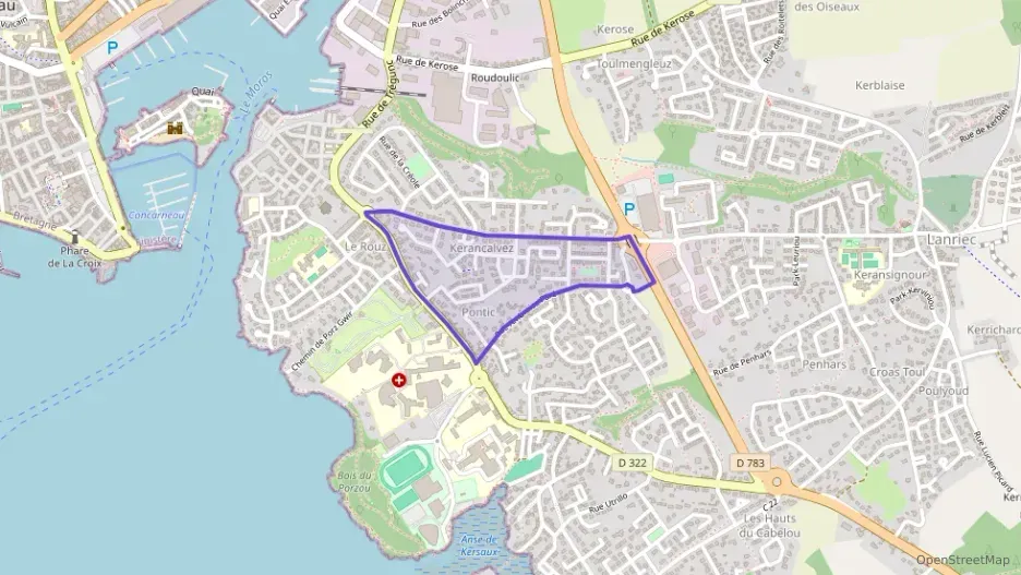 Maison 121 m² six pièces à vendre à Concarneau Maison 121 m² six pièces à vendre à Concarneau