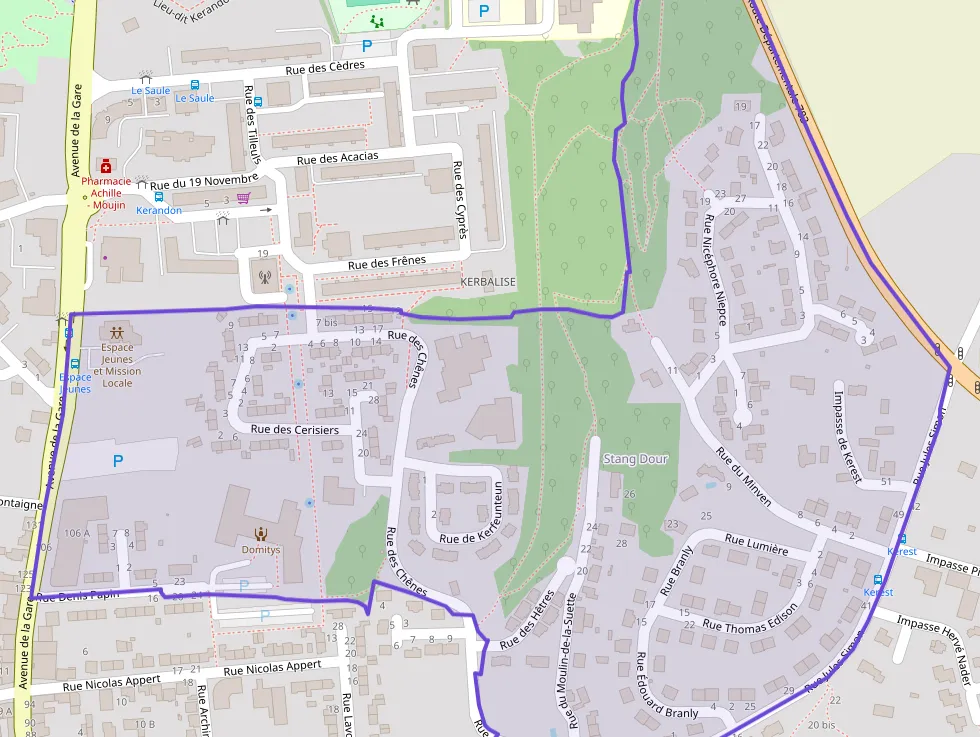 Maison 83 m² cinq pièces à vendre à Concarneau Maison 83 m² cinq pièces à vendre à Concarneau