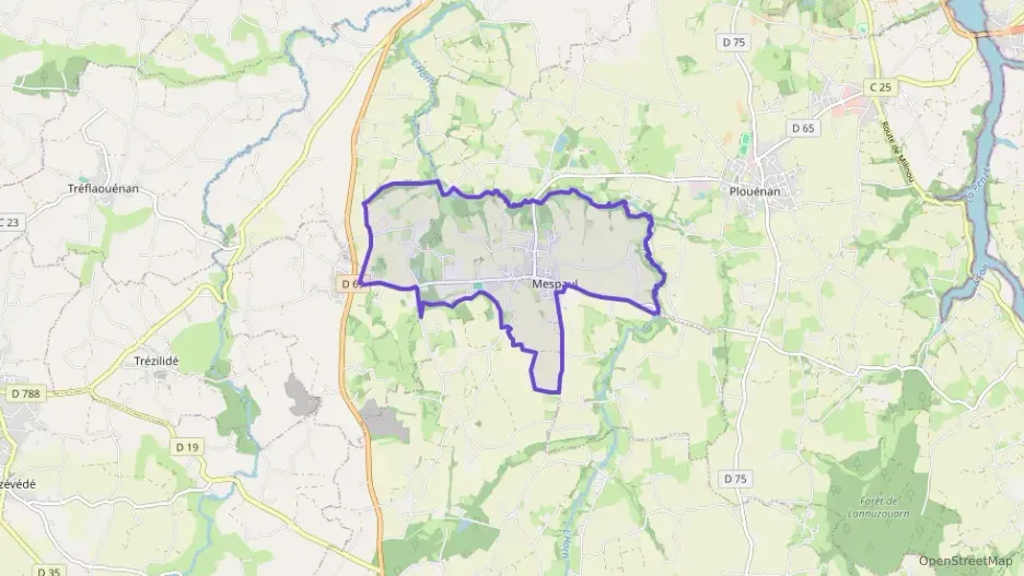 Maison 100 m² cinq pièces à vendre à Mespaul Maison 100 m² cinq pièces à vendre à Mespaul