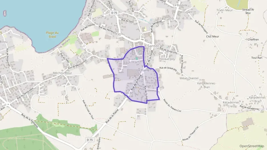 Maison 98 m² six pièces à vendre à Santec