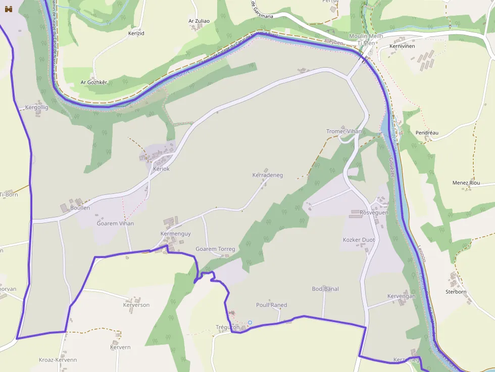 Maison 80 m² trois pièces à vendre à Gouézec Maison 80 m² trois pièces à vendre à Gouézec