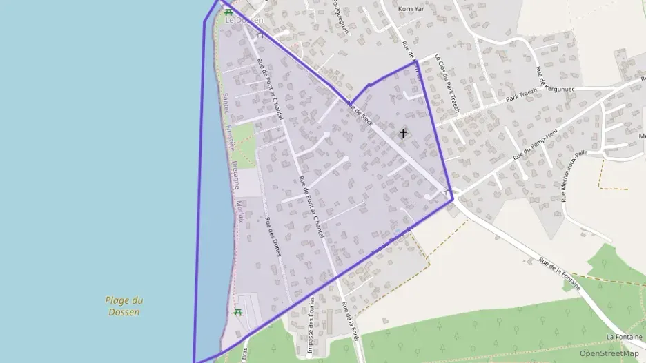 Maison 86 m² trois pièces à vendre à Santec Maison 86 m² trois pièces à vendre à Santec