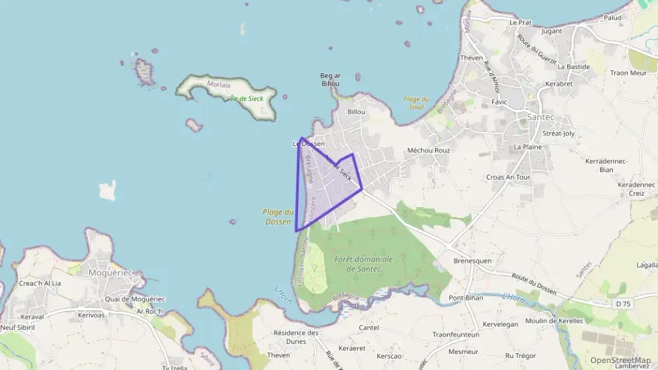 Maison 86 m² trois pièces à vendre à Santec Maison 86 m² trois pièces à vendre à Santec