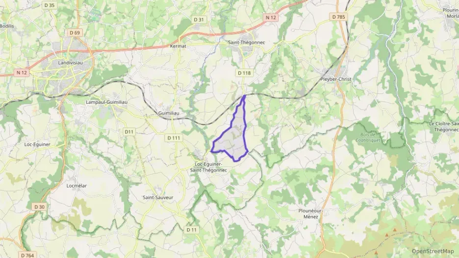 Maison 70 m² trois pièces à vendre à Saint-Thégonnec Loc-Eguiner Maison 70 m² trois pièces à vendre à Saint-Thégonnec Loc-Eguiner