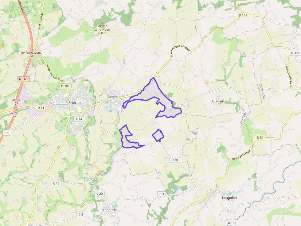 Maison 84 m² quatre pièces à vendre à Briec