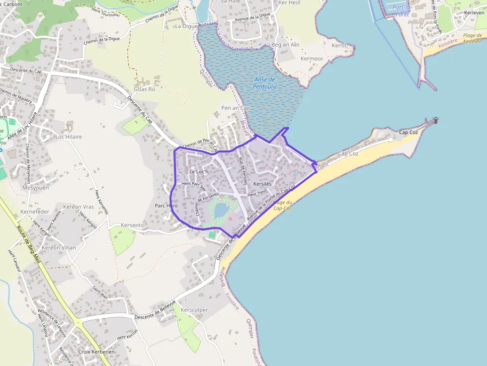 Maison 65 m² trois pièces à vendre à Fouesnant