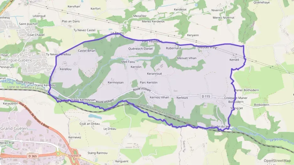 Maison 167 m² cinq pièces à vendre à Ergué-Gabéric Maison 167 m² cinq pièces à vendre à Ergué-Gabéric