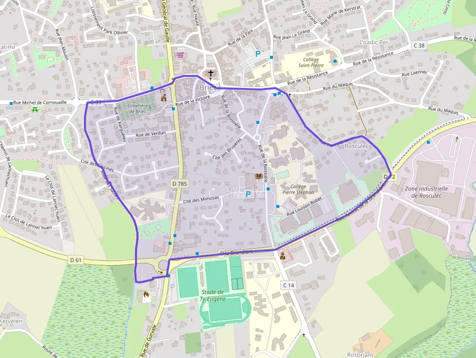 Maison 77 m² quatre pièces à vendre à Briec