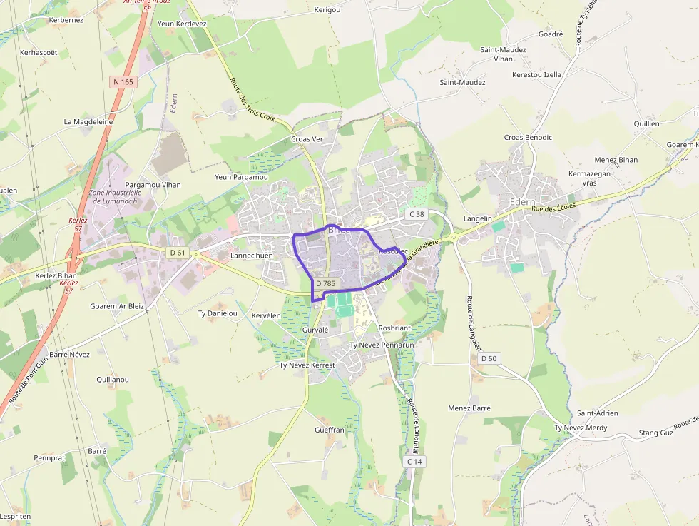 Maison 77 m² quatre pièces à vendre à Briec