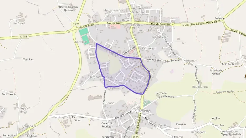 Maison 77 m² trois pièces à vendre à Plouzévédé Maison 77 m² trois pièces à vendre à Plouzévédé