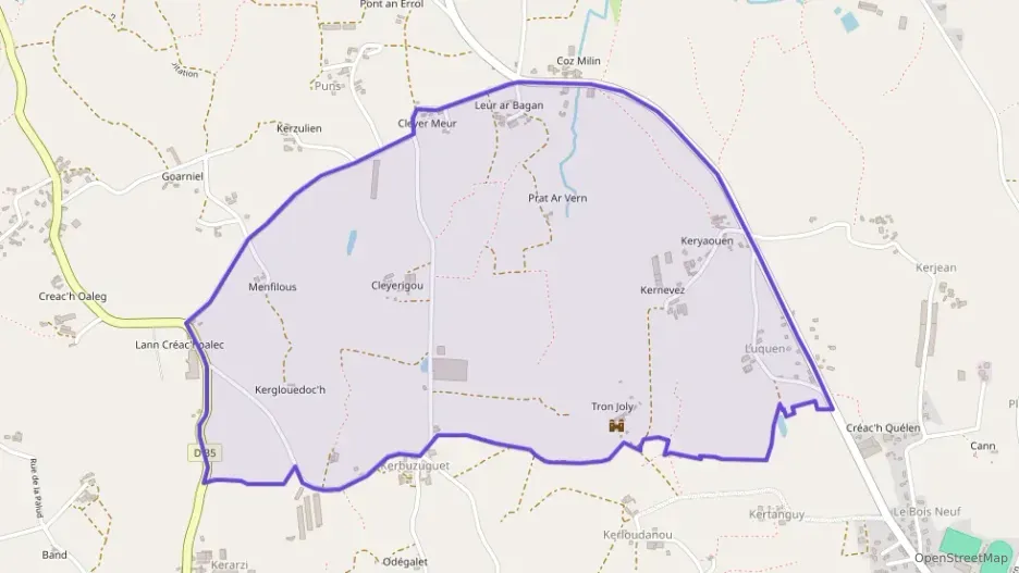 Maison 93 m² trois pièces à vendre à Cléder