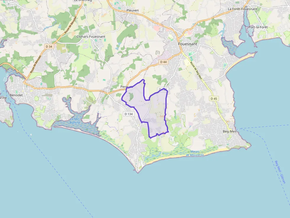 Maison 112 m² quatre pièces à vendre à Fouesnant