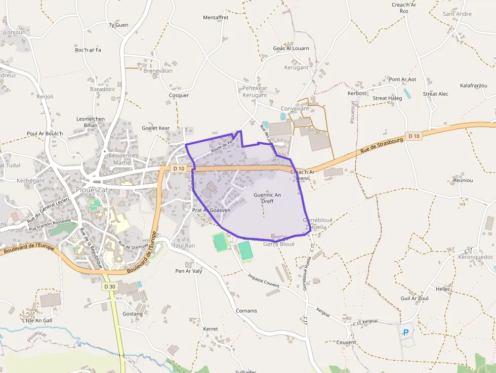 Maison 80 m² quatre pièces à vendre à Plouescat