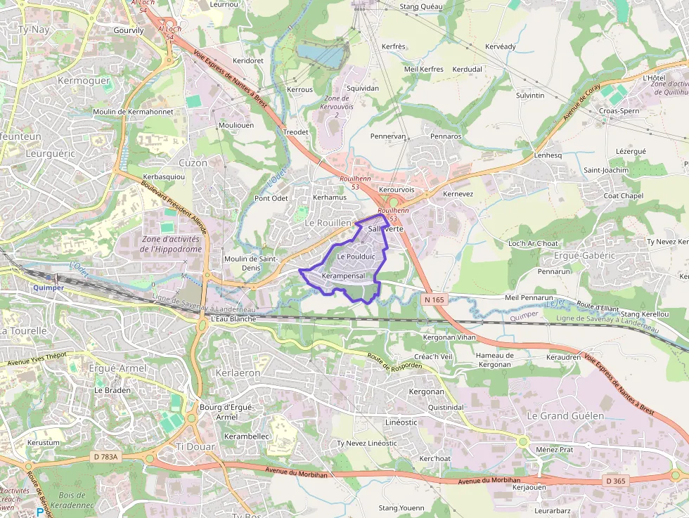 Maison 74 m² quatre pièces à vendre à Ergué-Gabéric