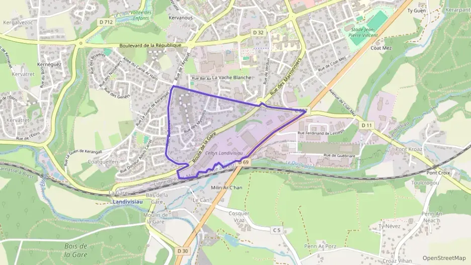 Maison 62 m² quatre pièces à vendre à Landivisiau