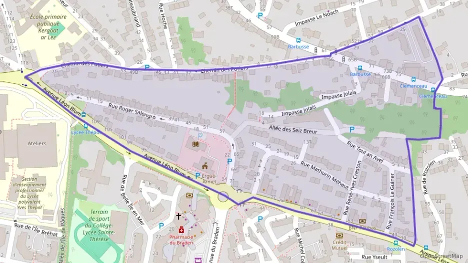 Maison 80 m² quatre pièces à vendre à Quimper Maison 80 m² quatre pièces à vendre à Quimper