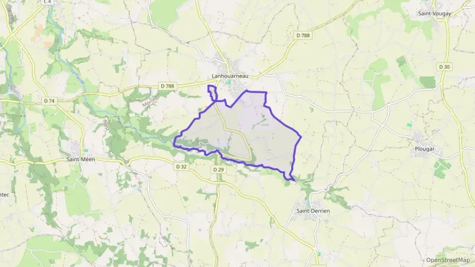 Maison 82 m² quatre pièces à vendre à Lanhouarneau Maison 82 m² quatre pièces à vendre à Lanhouarneau