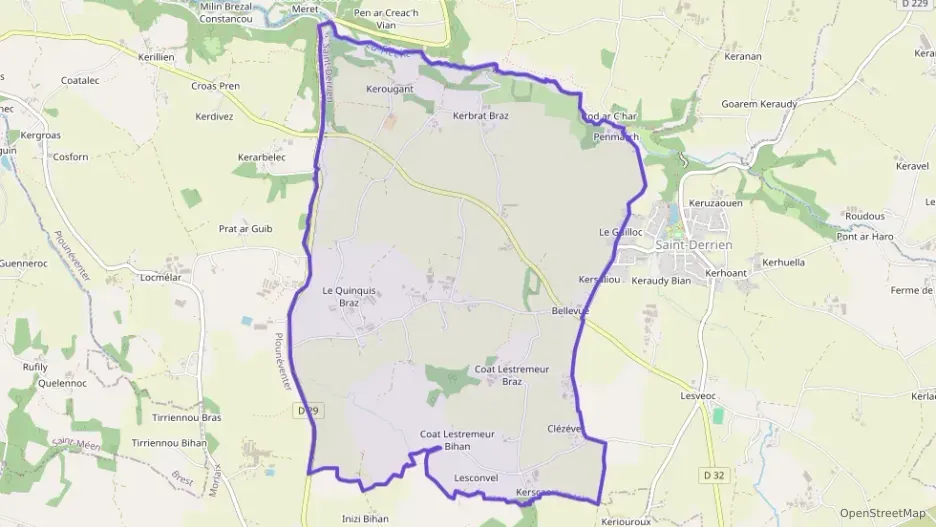 Maison 100 m² cinq pièces à vendre à Saint-Derrien Maison 100 m² cinq pièces à vendre à Saint-Derrien