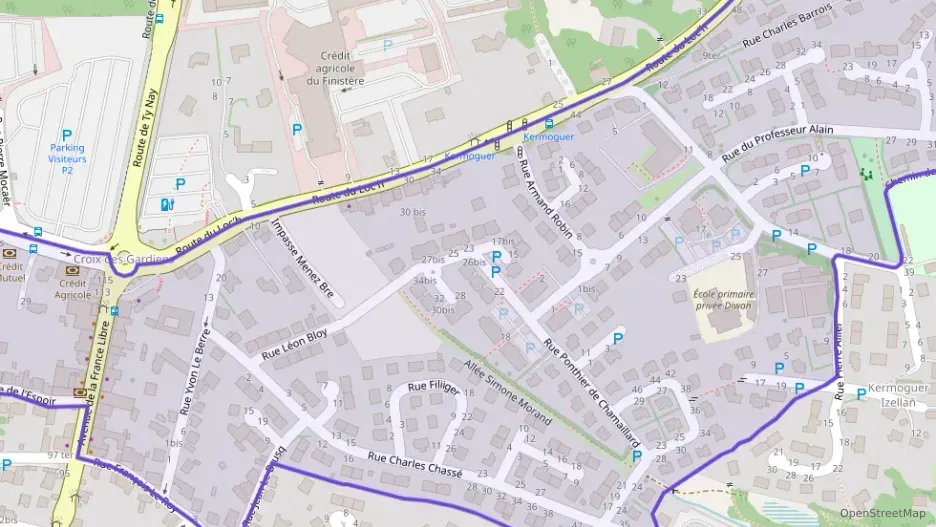 Maison 153 m² six pièces à vendre à Quimper