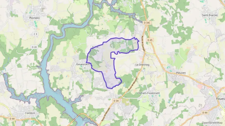 Maison 153 m² sept pièces à vendre à Gouesnach