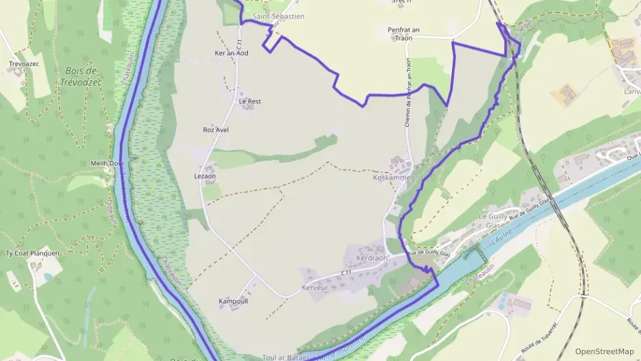 Maison 123 m² quatre pièces à vendre à Saint-Ségal Maison 123 m² quatre pièces à vendre à Saint-Ségal