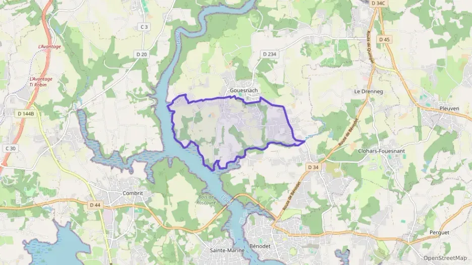 Maison 88 m² quatre pièces à vendre à Gouesnach