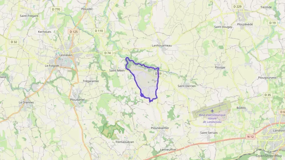 Maison 80 m² quatre pièces à vendre à Plounéventer