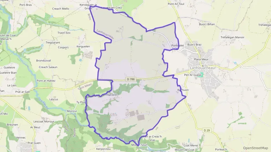 Maison 98 m² cinq pièces à vendre à Lanhouarneau Maison 98 m² cinq pièces à vendre à Lanhouarneau